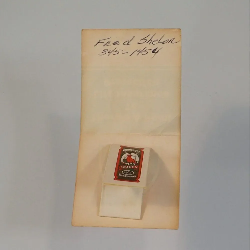 Vintage National Life & Accident Ins Advertising Sharps Sewing Needles Japan